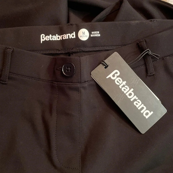 NWT Betabrand Boot-Cut Classic Dress Pant Yoga Pant Medium Petite - Picture 2 of 7